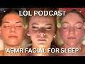 No talking ASMR Facial For Sleep 😴 w/ Harper Zilmer, Kate Baker &amp; Kenzie Baker