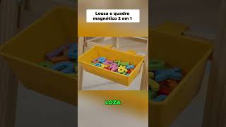 Lousa Mágica 2 em 1 Desenhe, Apague e Guarde com Facilidade!
