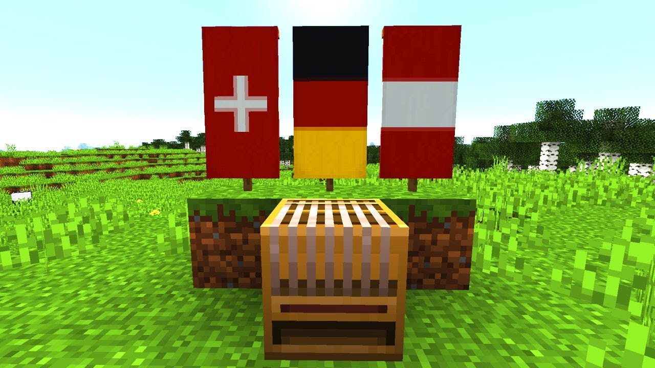 Banner Mit Dem Neuen Loom Block Erstellen Minecraft 1 14 Tutorial Youtube