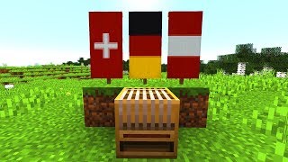 Banner Mit Dem Neuen Loom Block Erstellen Minecraft 1 14 Tutorial Youtube