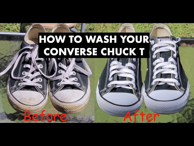 bubblesoak90 - A White converse sneaker pairs well with any type of dress  but a dirty Grey one doesn't. Don't forget to get your dirty shoes well  cleaned so that it doesn't