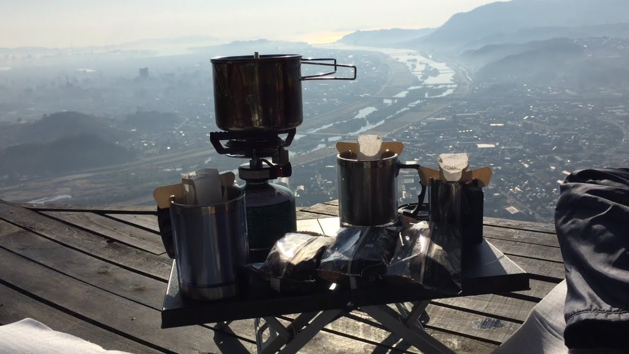 【入山許可有り】天空のcafe RETE 萱野山（かやのさん）地王山 ハンバーグ ブランチ デイキャンプ AS100V iPhone6