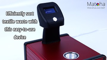 Efficiently sort textile waste with this easy-to-use device