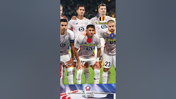 Sporting vs Lille || Champions League 24/25 || Round 01 || Lille Squad #lille #c1