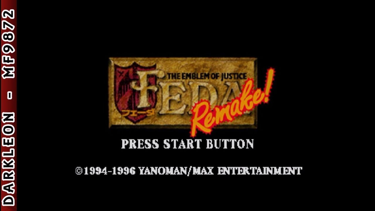 Sega Saturn - FEDA Remake! Emblem of Justice (1996) - Intro - YouTube