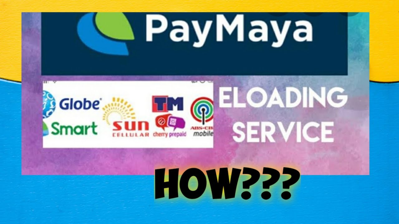 PAYMAYA: how to send load? || Marick's Corner - YouTube