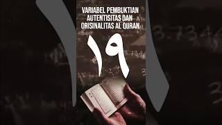 Akhirnya Terjawab‼️Ini Rahasia Angka 19 Dalam Al Quran  #facts #miracleofallah #motivation