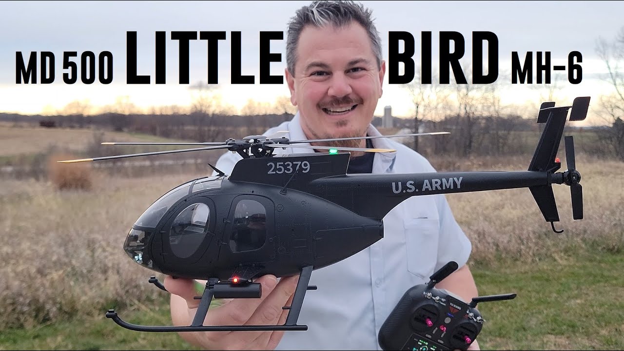 Yu Xiang - F119-S - MD 500 Little Bird MH-6 - 1:16 RTF GPS Heli