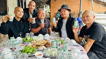 Ăn Giỗ Chạp Mã Cuối Năm Cùng Ae Team Sơn Dược - Toàn Đen Sơn Dược Vlog