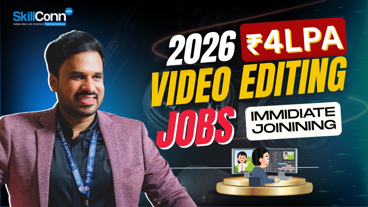 ₹4,00,000/- LPA Video Editing Jobs across India🔥 | Apply Now 🚀 | Freshers & Experienced