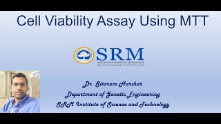 Cell Viability Assay Using MTT| Dr. Sitaram Harihar| Animal Biotechnology| Genetic Engineering | SRM