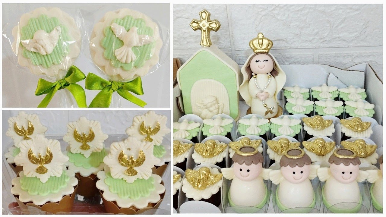 DOCES PERSONALIZADOS DE BATIZADO | Doces fáceis para batizado