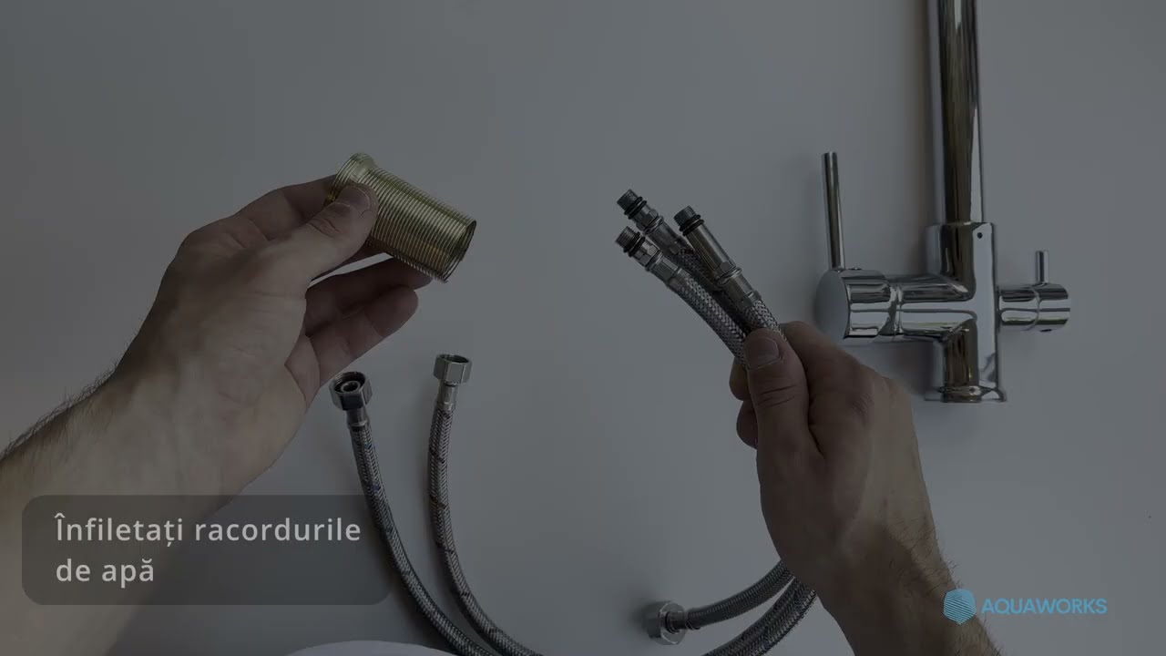 Instalare AquaWorks™ Complete - Filtru de apa cu 5 stadii de filtrare