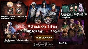 New "Attack on Titan" Collaboration Update Is Here l DBD Mobile l Netease l @PrataryGaming