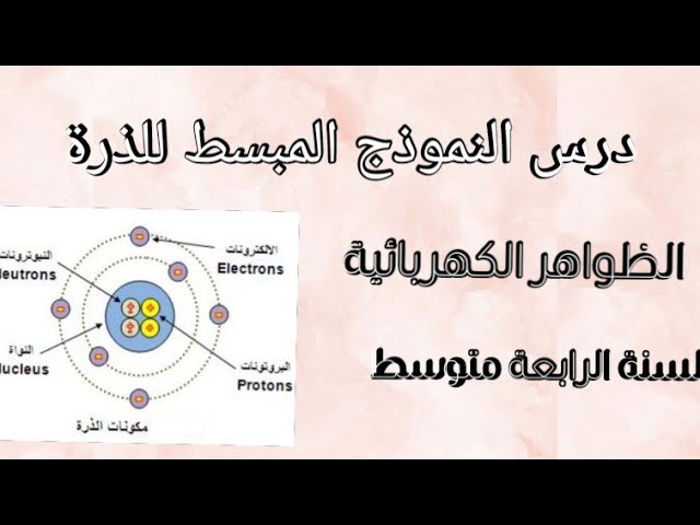 دروس السنة الرابعة متوسط