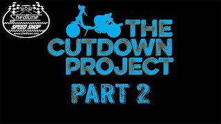 Pt2 | LAMBRETTA CUTDOWN | CUTTING THE STEERING TUBE