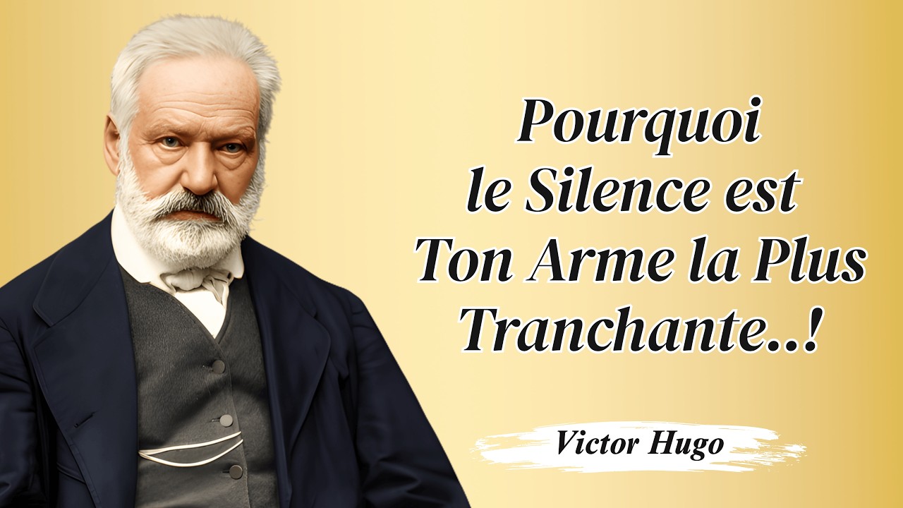 Pourquoi un Sage Apprend d'un Idiot : Toutes les Citations de Victor Hugo sur la Vie 