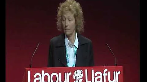 Christina Rees at Welsh Labour Conference 2013