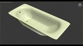 3ds max ванна