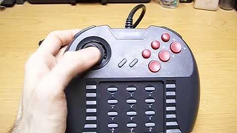 Atari Jaguar ProPad w/ Clicky Thumbstick Demo