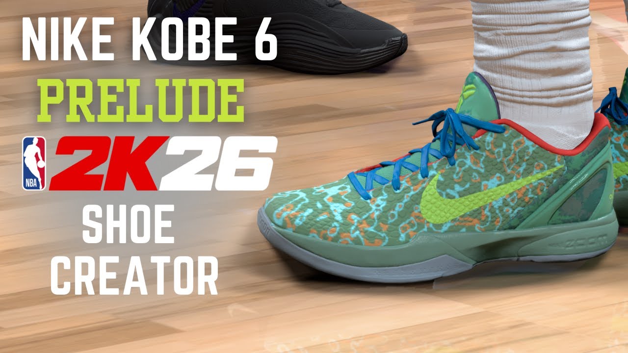 Nike Kobe 6 Prelude NBA2K26 Shoe Creator - YouTube