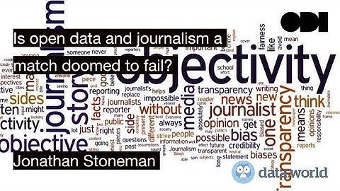 Friday lunchtime lecture: Is open data and journalism a match doomed to fail?