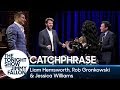 Catchphrase with Liam Hemsworth, Rob Gronkowski and Jessica Williams