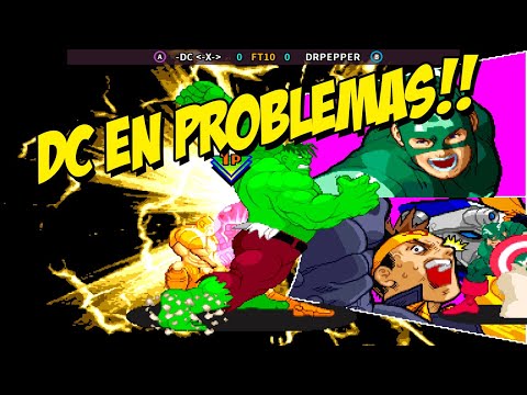 DC EN PROBLEMAS!! DRPEPPER LE DIÓ UNA GRAN PELEA!! MARVEL VS CAPCOM Fightcade Online Matches