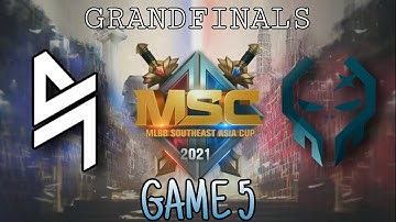 BLACKLIST INTL VS. EXECRATION GAME 5 | GRANDFINALS | MSC 2021 PLAYOFFS