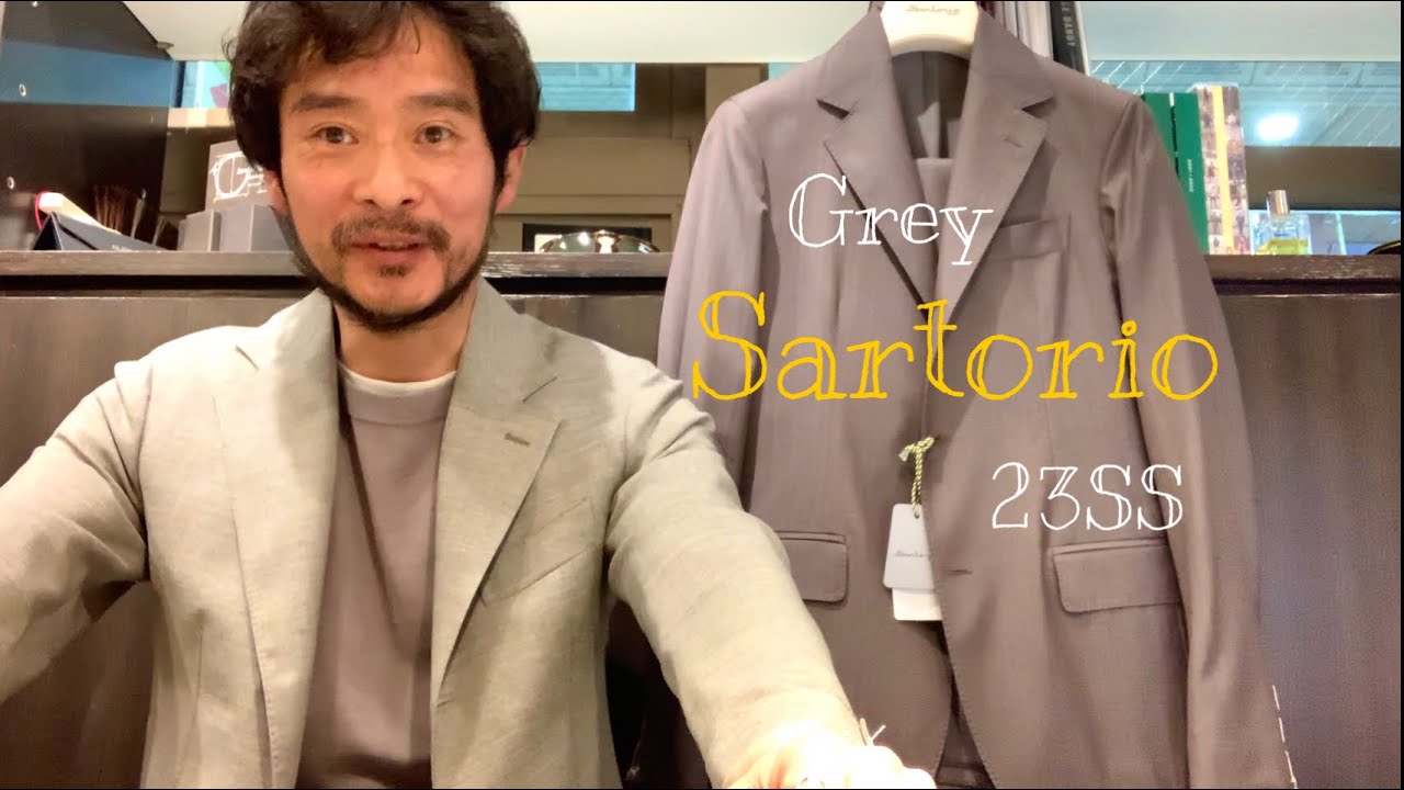SARTORIO 23SS NEW?この春のサルトリオはグレー推し - YouTube
