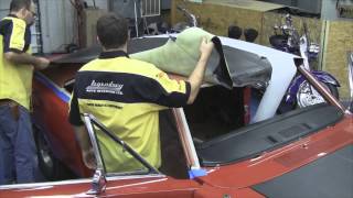 1970 charger vinyl top installation