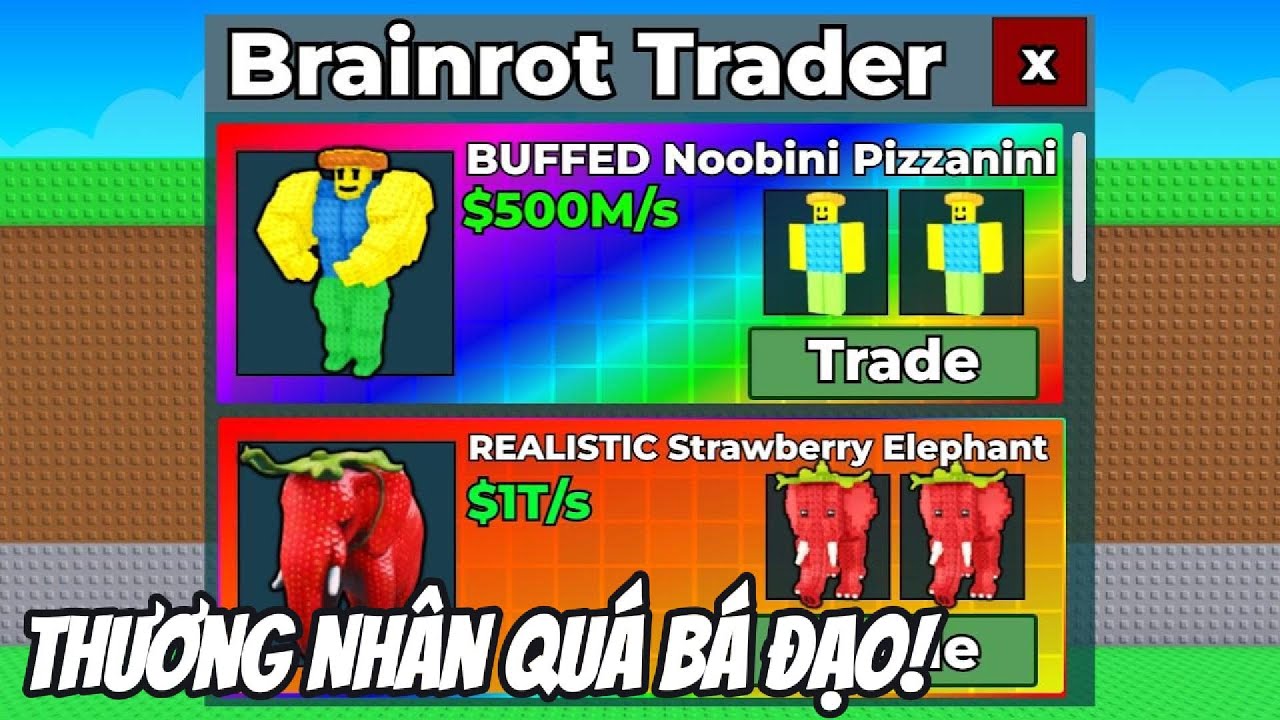 Steal A Brainrot Nhưng Thương Nhân Quá BÁ ĐẠO!