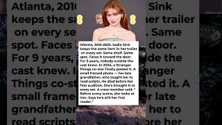 What Sadie Sink Keeps in Her Trailer on Every Set Since 2016 Was Finally Shown by a Co-Star