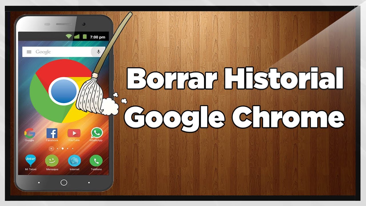 Como Borrar El Historial De Google Chrome En Celular - YouTube