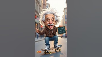 Einstein on a Skateboard #aivideo #alberteinstein
