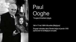 Témoignages De Vétérans Paul Ooghe - Profils 19141918 - Première Guerre Mondiale