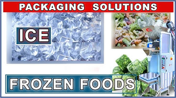Weighing and packaging machines for ice🧊  and several frozen foods