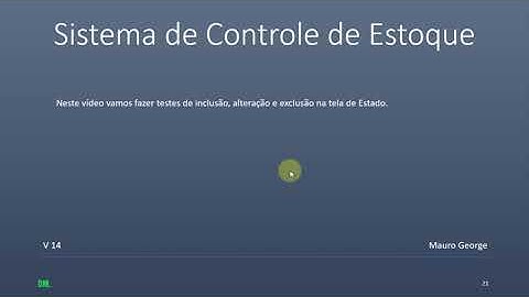 Controle de Estoque para iniciantes #14 - C# SQL Server - Testes CRUD Estado | Mauro George
