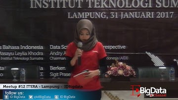 Meetup#12 ITERA idbigdata - Pembukaan