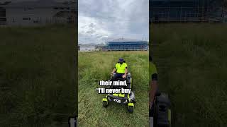 Gas always beats battery mowers!