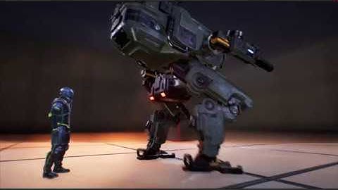 [UE4] Assault mech by ZzGERTzZ