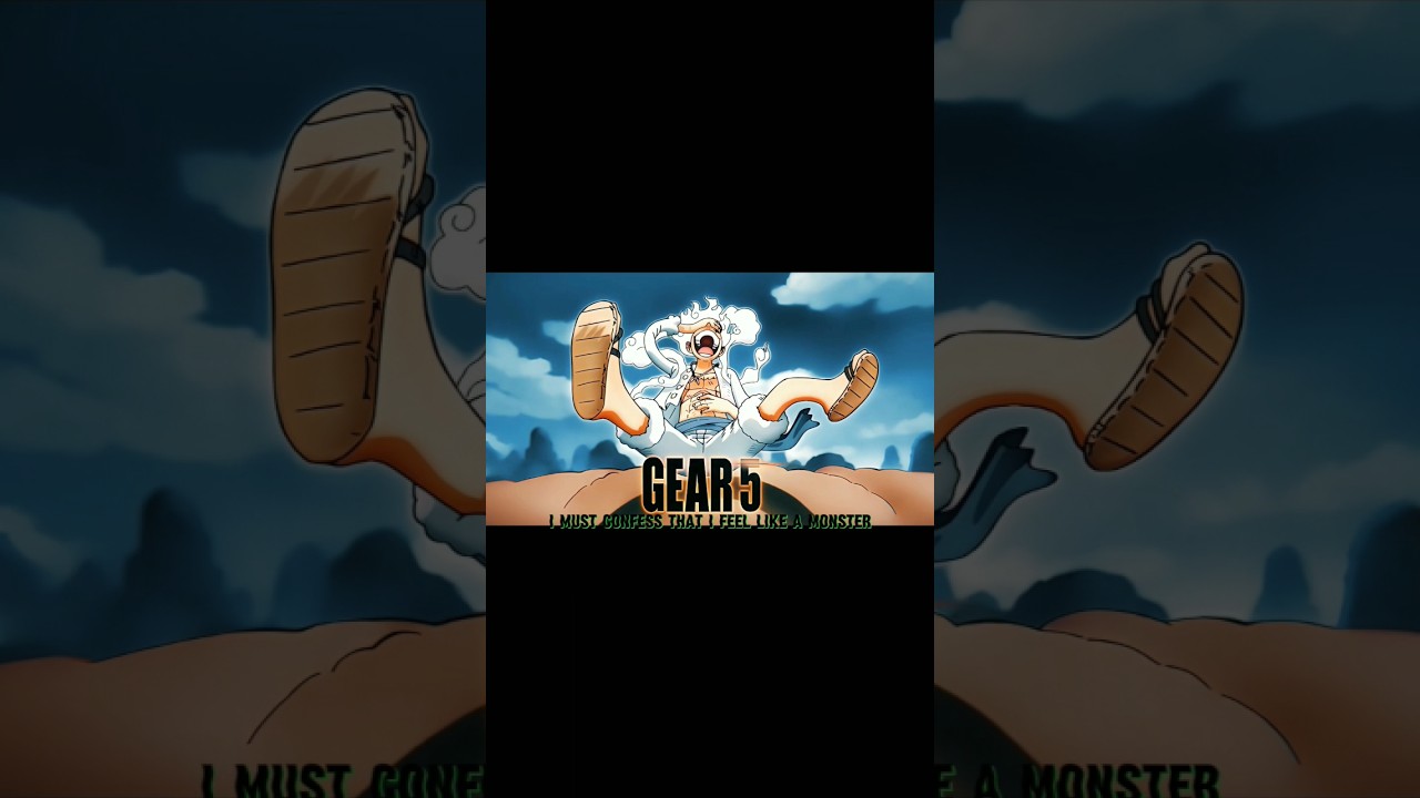 Luffy Gear 5 awakening edit #trending #onepiece