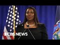 New York Attorney General Letitia James speaks after Trump civil fraud ruling | full video