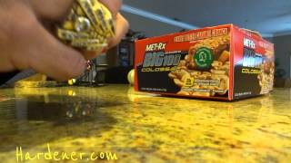 Healthy Candy Bar Protein Bars MET-Rx Big 100 Colossal Peanut Butter Caramel Crunch Video Review