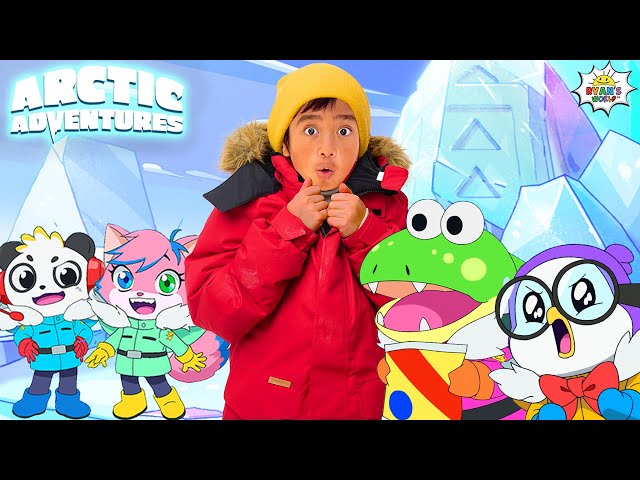 Ryan's World Arctic Adventure FULL EPISODE Animation Cartoon for kids! class=