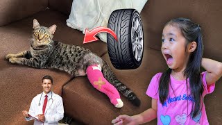 แมวขาหัก 🚑 โดนรถทับ | บริ้งค์ไบรท์ screenshot 5