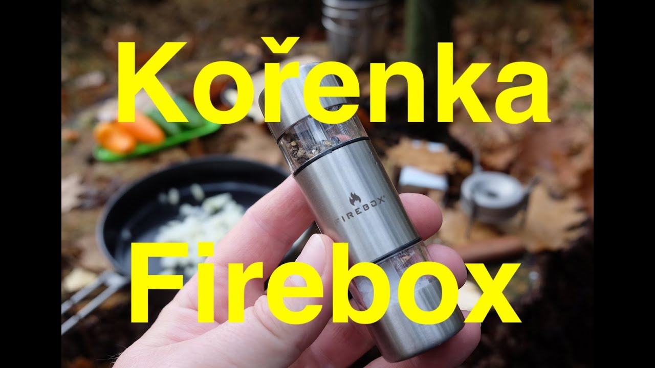 KOŘENKA S MLÝNKEM FIREBOX SALT & PEPPER GRINDER YouTube