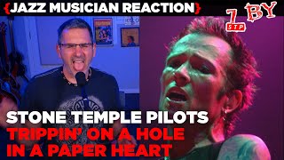 Jazz Musician REACTS | STP - Trippin On A Hole In A Paper Heart | 7 BY | MUSIC SHED EP355