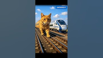 Vande Bharat vs Cat Express😺🚄 #shorts #train