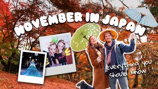 🇯🇵 Everything you need to know before visiting Japan in Fall | Japan in November 🍁